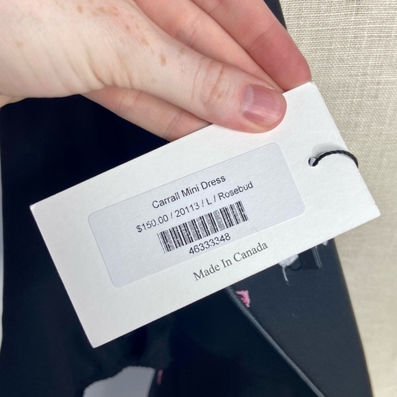 NWT Park & Fifth Carall Mini Dress in Rosebud Women’s Size Large One Shoulder - Picture 8 of 9